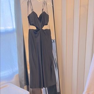Abercrombie & Fitch Black Cut-Out Dress